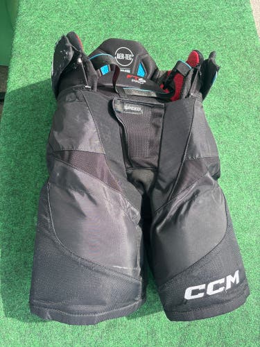 Black CCM Jetspeed FT6 Pro Hockey Pants (Used) | Senior Small
