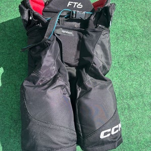 Black CCM Jetspeed FT6 Hockey Pants (Used) | Junior Medium