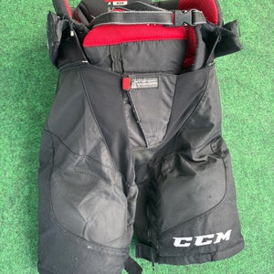 Black CCM Jetspeed FT4 Hockey Pants (Used) | Junior Medium