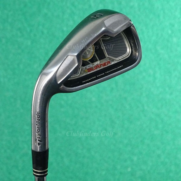 LH TaylorMade Tour Burner Single 5 Iron Factory Burner 105 Steel Stiff