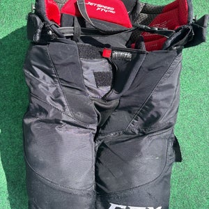Black CCM Jetspeed FT4 Pro Hockey Pants (Used) | Junior Large