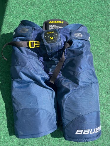 Blue Bauer Mach Hockey Pants (Used) | Intermediate Medium