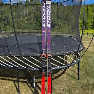 Stockli WRT Laser Super-G Skis With Marker Race 18 Bindings (Used)