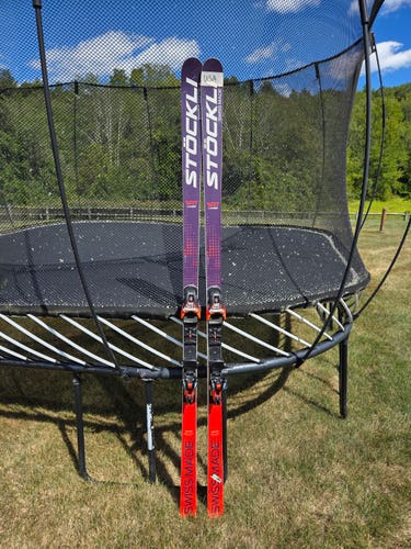 Stockli WRT Laser Super-G Skis With Marker Race 18 Bindings (Used)