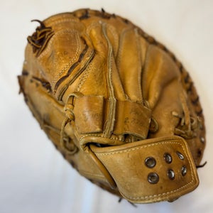 Nokona Chief-Tan Leather Catchers Baseball Glove Pro Like CM88 LHT NEEDS REPAIR