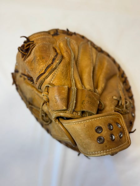 Nokona Chief-Tan Leather Catchers Baseball Glove Pro Like CM88 LHT NEEDS REPAIR