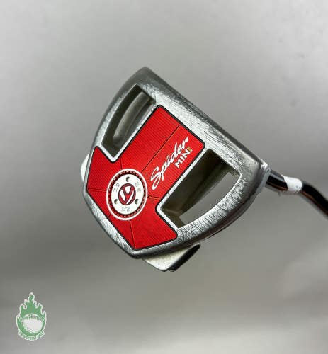 Used RH TaylorMade Spider Mini Diamond Silver 34" Putter Steel Golf Club