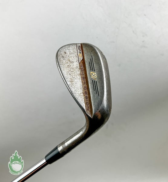 RH Titleist Vokey Raw SM8 F Grind Wedge 50*-08 S300 Stiff Flex Steel Golf Club