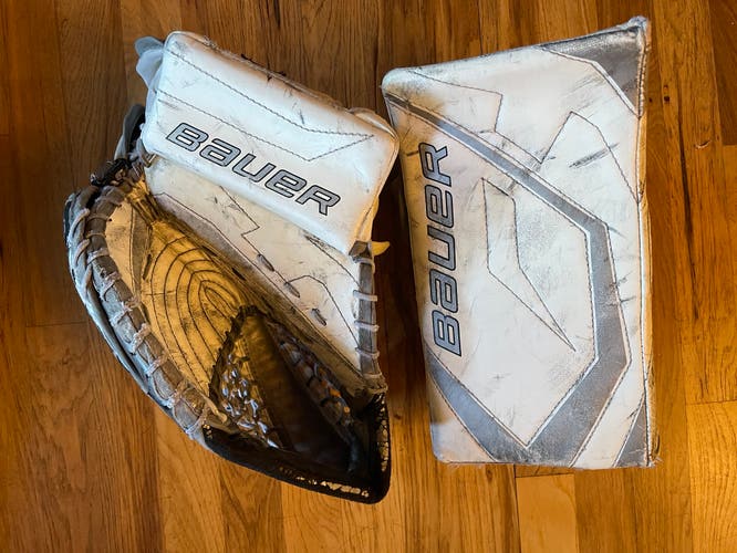Bauer One60 Junior Glove and Blocker Regular (Used)