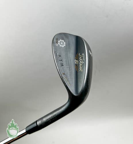 Used Titleist Vokey SM5 K Grind Steel Jet Black Wedge 60*-11 Wedge Flex Steel