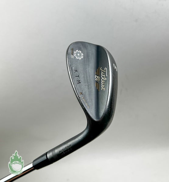Used Titleist Vokey SM5 K Grind Steel Jet Black Wedge 60*-11 Wedge Flex Steel