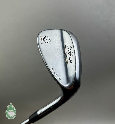 RH Titleist Vokey Design SM5 M Grind Chrome Wedge 54*-10 Wedge Flex Steel Golf