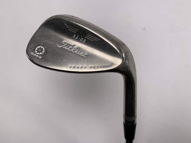 Titleist Vokey Spin Milled SM4 Chrome Gap Wedge GW 52* 8 TT Dynalite Mens RH