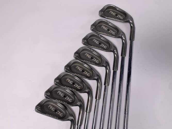 Ping Zing Iron Set 3-PW Black Dot Karsten JZ Regular Steel Mens RH