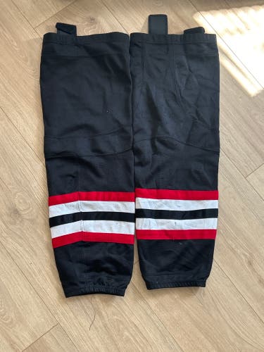 28” Black And Red Senior Large Reebok Socks (Used)