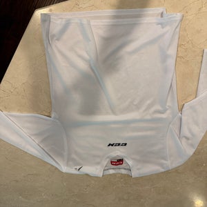 White Medium Adult Unisex CCM 5000 Jersey (Used)