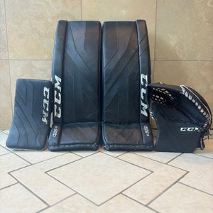 32" + 1 2024 CCM Axis 1.9 Regular Goalie Full Set (Used)