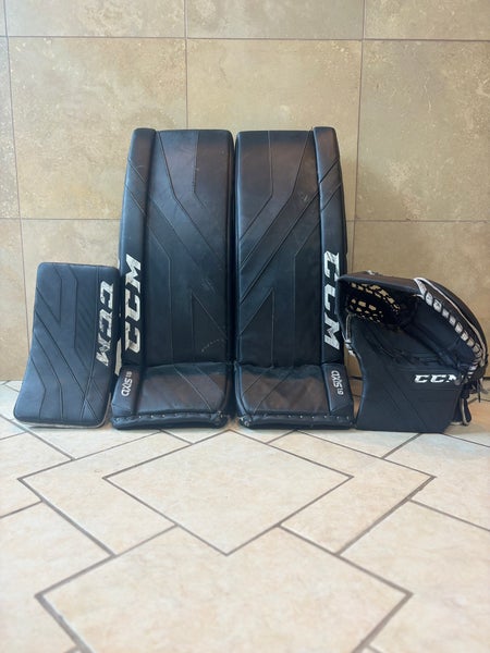 32" + 1 2024 CCM Axis 1.9 Regular Goalie Full Set (Used)