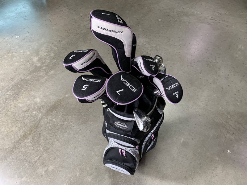 Adams Ladies Idea A7OS Club Set Driver 3W-7W 4H-6H 7-PW+SW Putter LH HC +Bag