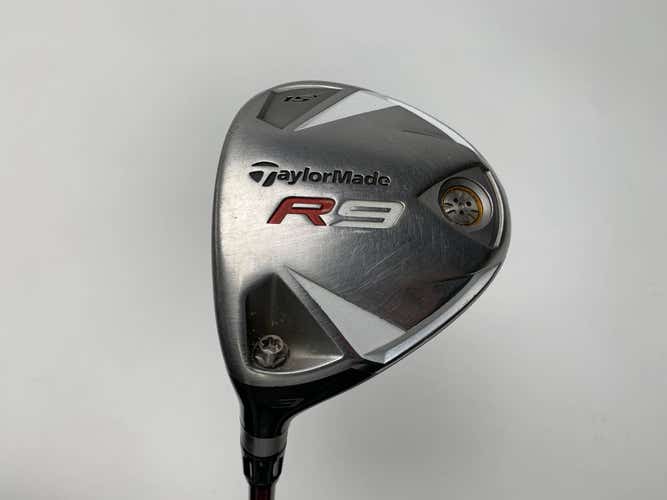 TaylorMade R9 3 Fairway Wood 15* Fujikura Motore 70g Stiff LH Midsize Grip