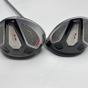 TaylorMade M6 3 & 5 Fairway Wood Set 16.5* 19.5* Fujikura 45g Ladies RH