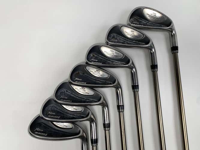 Cobra 3400 I/XH Iron Set 5-PW+SW Graphite Design YS-5.1 55g Lite RH