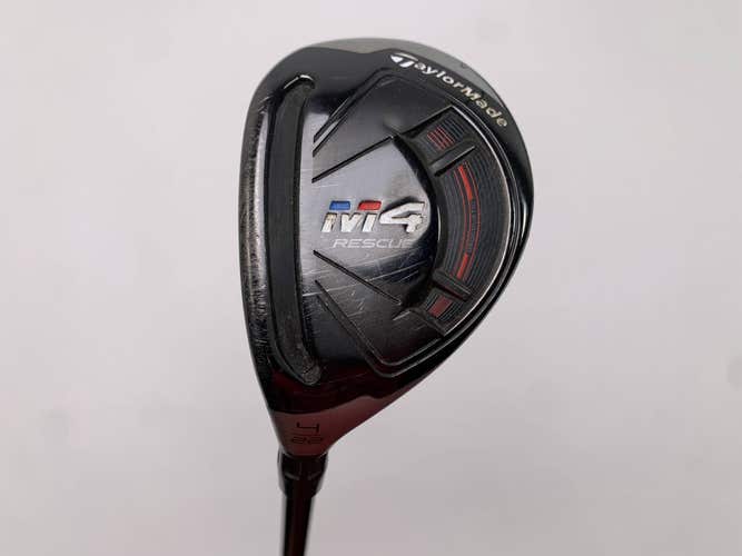 TaylorMade M4 4 Hybrid 22* Fujikura Atmos 7S Stiff Graphite Mens LH
