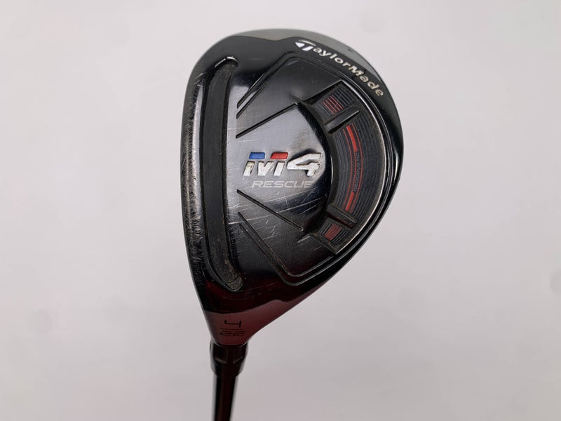 TaylorMade M4 4 Hybrid 22* Fujikura Atmos 7S Stiff Graphite Mens LH