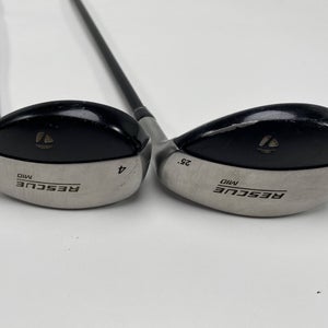 TaylorMade Rescue Mid 4 & 5 Hybrid Set 22* 25* Ladies Graphite Womens RH
