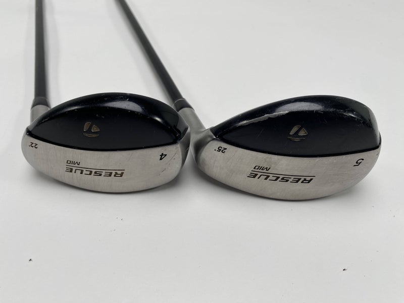 TaylorMade Rescue Mid 4 & 5 Hybrid Set 22* 25* Ladies Graphite Womens RH