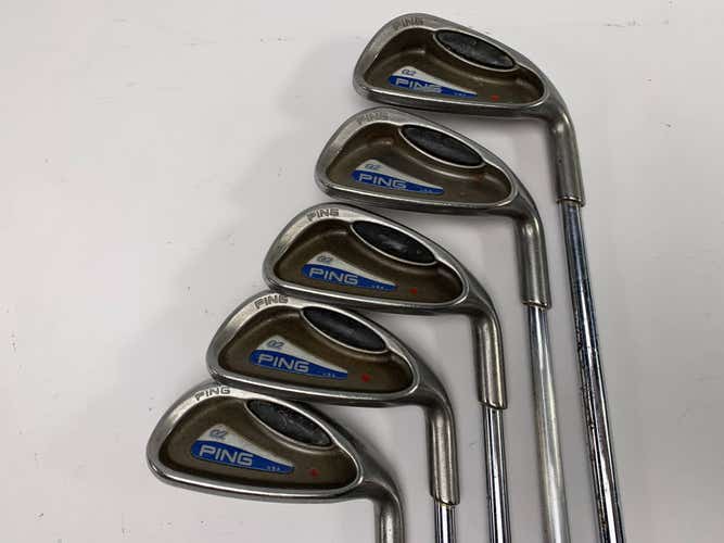 Ping G2 Iron Set 6-PW Red Dot 1* Flat TFC 100 Stiff RH Undersize Grips
