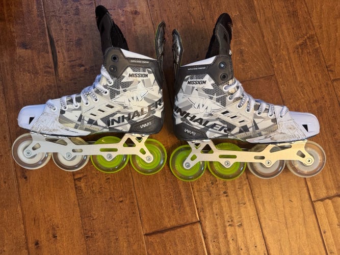 Mission Inhaler WM02 Inline Skates Wide Width Size 8 (Used)