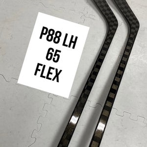 Senior(2x)Left P88 65 Flex 63” ProBlackStock™ Unbranded Blackouts Pro Stock Hockey Sticks