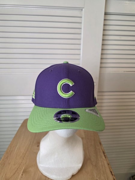 NWS Chicago Cubs New Era 9seventy Sour Apple Big League Chew Snapback Hat MLB
