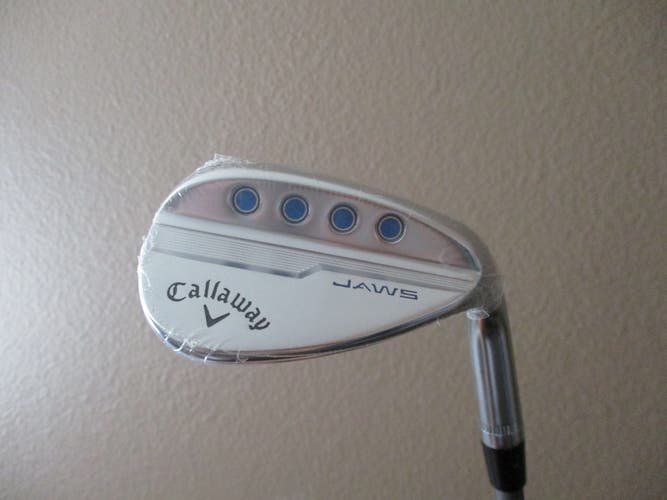 NEW CALLAWAY JAWS MD5 CHROME 58* LOB WEDGE PROJECT X CATALYST GRAPHITE SHAFT S GRIND 58.10