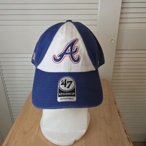 NWS Atlanta Braves City Connect '47 Clean Up Strapback Hat