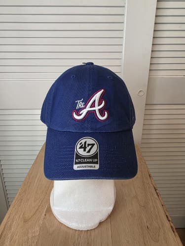 NWS Atlants Braves '47 Clean Up Strapback Hat MLB