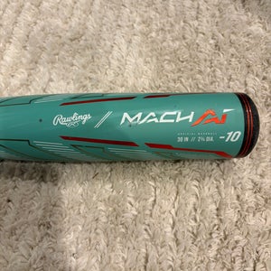 Rawlings Mach AI Alloy USSSA Certified Bat (-10) 20 oz 30" (Used)