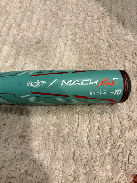 Rawlings Mach AI Alloy USSSA Certified Bat (-10) 20 oz 30" (Used)