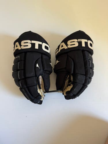 Used Senior Easton E Pro Pro Stock Size 14" Gloves Black