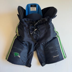 Used Senior Medium Bauer Nexus Custom Pro Hockey Pants Pro Stock - Navy/Green