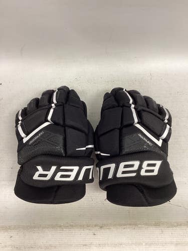 Used Bauer SUPREME 3S Junior Gloves Black 12" 11851-S000037291