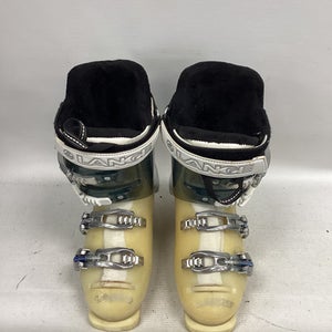 Used Lange EXCLUSIVE 8 Womens DH Ski Boot White 235 MP - J05.5 - W06.5 11851-S000037305