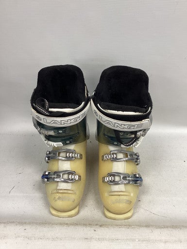 Used Lange EXCLUSIVE 8 Womens DH Ski Boot White 235 MP - J05.5 - W06.5 11851-S000037305