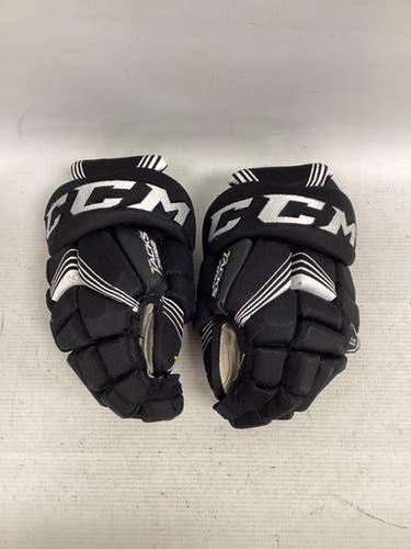 Used CCM TACKS 7092 Junior Gloves Black 10" 11851-S000037290