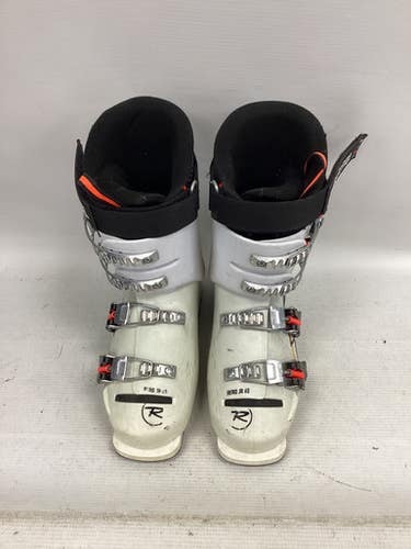Used Rossignol HERO JR 65 Boys DH Ski Boot White 225 MP - J04.5 - W5.5 11851-S000037299