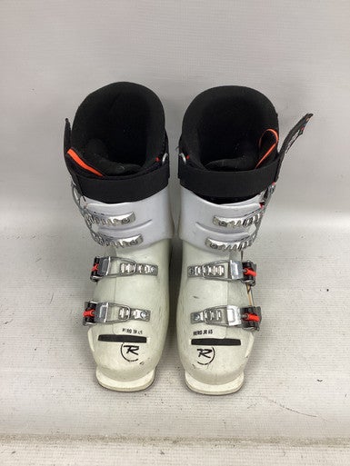 Used Rossignol HERO JR 65 Boys DH Ski Boot White 225 MP - J04.5 - W5.5 11851-S000037299