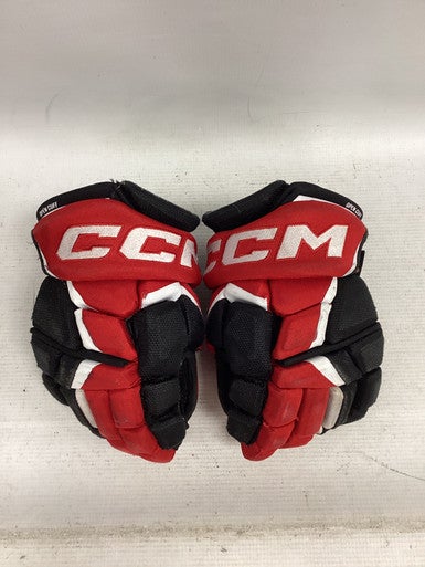 Used CCM JETSPEED FT6 Junior Gloves White/Black/Red 11" 11851-S000037312