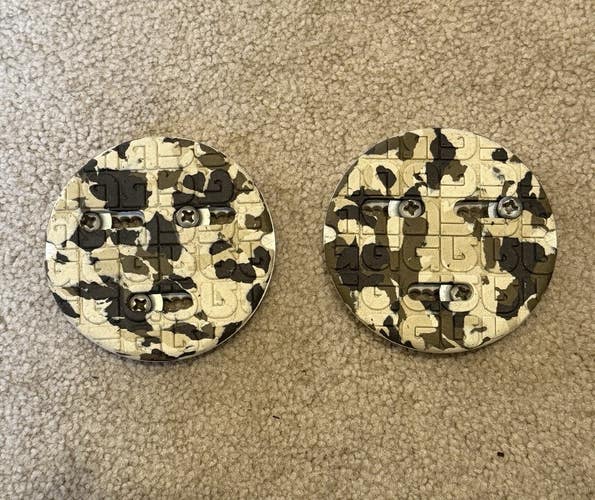 Burton 3 Hole Discs For Snowboard binding White Camo
