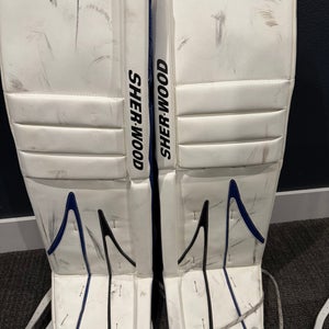 2015 35" Sher-Wood T95 Goalie Leg Pads (Used)